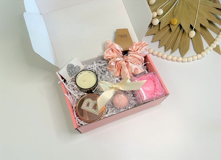 Personalized Bridesmaid Proposal Box Will You Be My Bridesmaid Box Set Asking Bridesmaid Gift Box Set Personalized Gift Blush Set - In The Bag Design