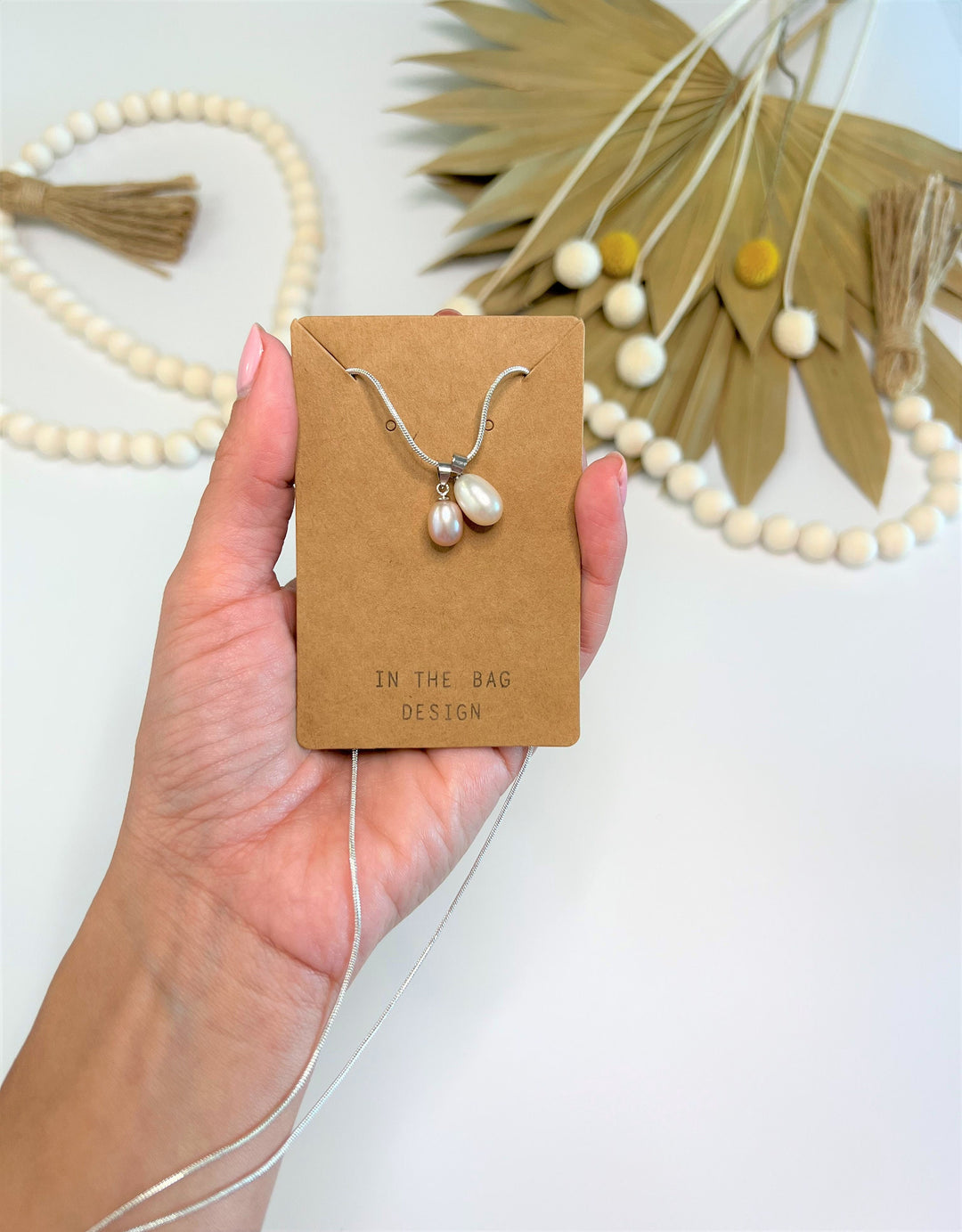 Pearl Necklace for Women Real Birthday Gift for Friend Bridesmaid Gift Boxes Birthday Box Mothers Day Gift Sterling Silver Neckless - In The Bag Design