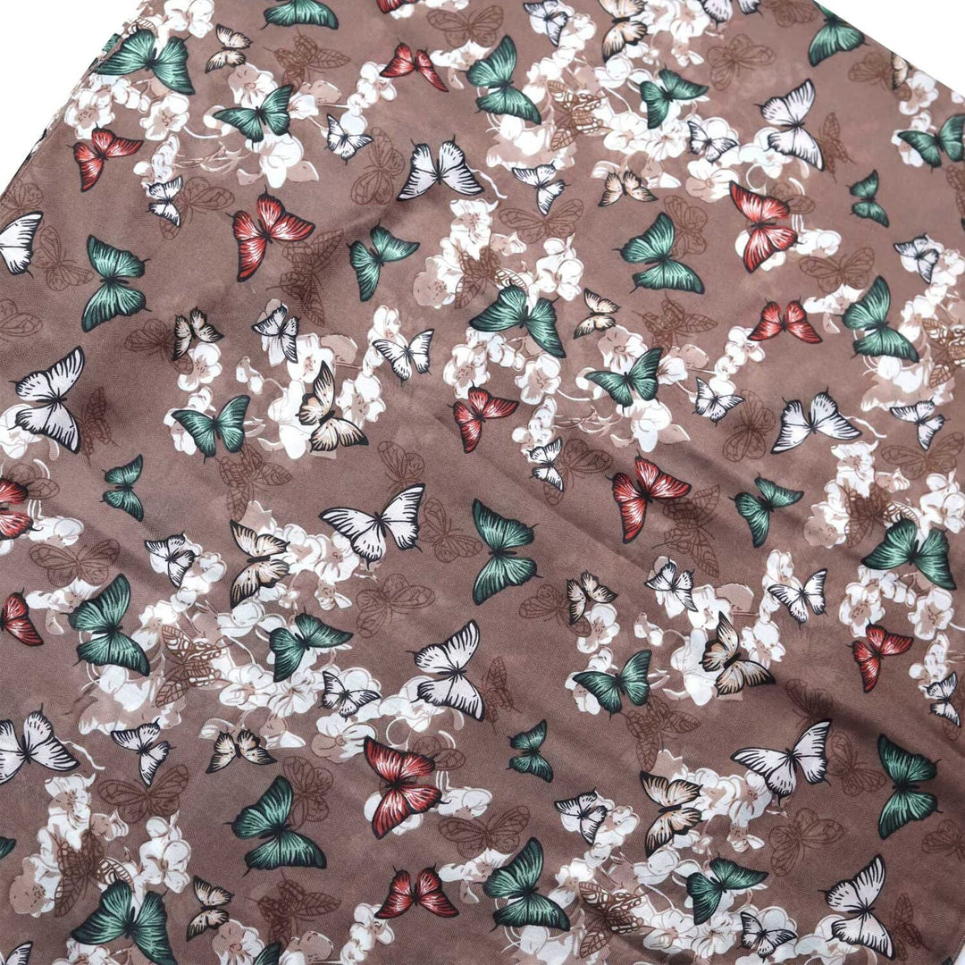 Taupe Butterfly Scarf Women Scarves Shawl Wrap Soft Summer Scarf Mothers Day Gift Birthday Gift for Her Personalized Gift For Women - In The Bag Design