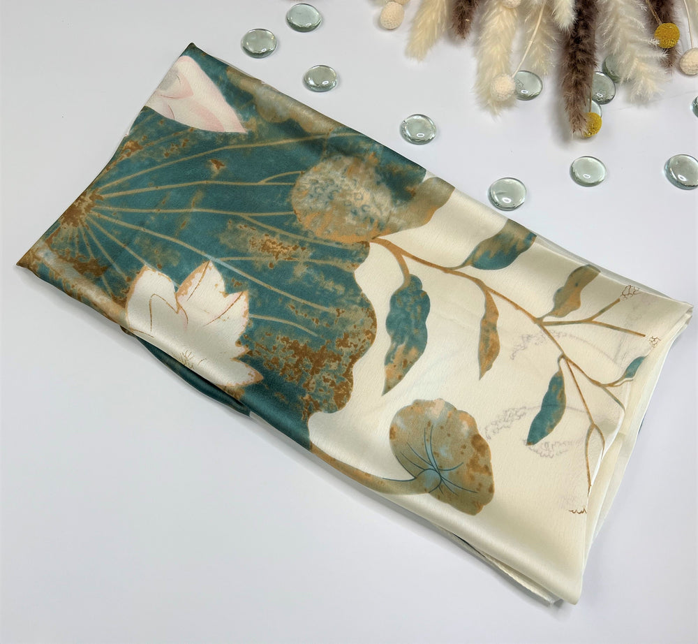 Ivory Shawl Green Silk Scarf Women Shawl Infinity Scarf Women Scarves Summer Scarf Personalized Gifts For Her Mothers Day Gifts Mom Gift - In The Bag Design