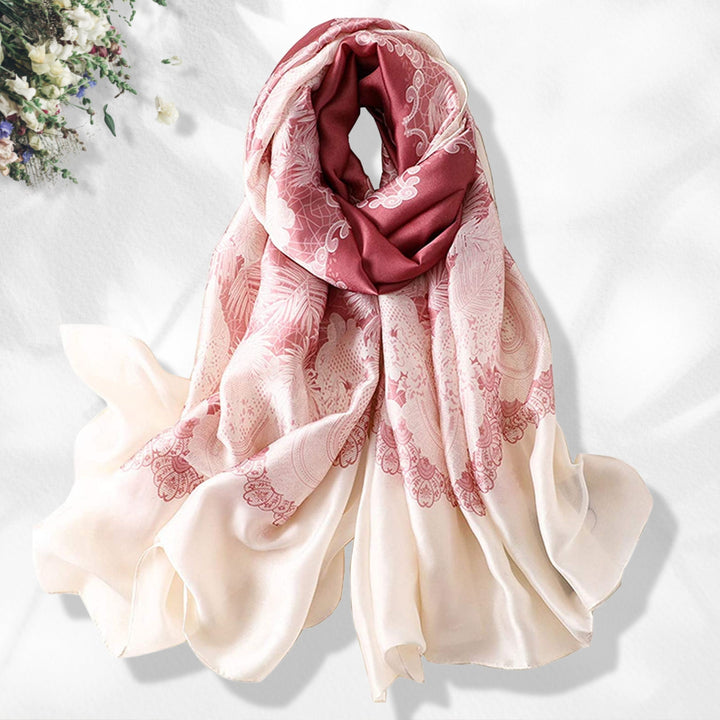 Blush Pink Silk Scarf Burgundy Scarf Personalize Gift Scarf Women Infinity Scarves Wrap Shawl Gifts For Her Women Scarves Christmas Gift