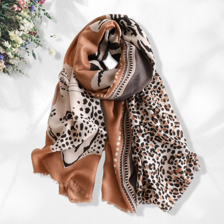 Animal Print Scarf Mustard Scarf Women Gray Scarf Scarves Wrap Shawl Scarf Women Handmade Leopard Scarf Personalized Scarf Mothers Day Gift