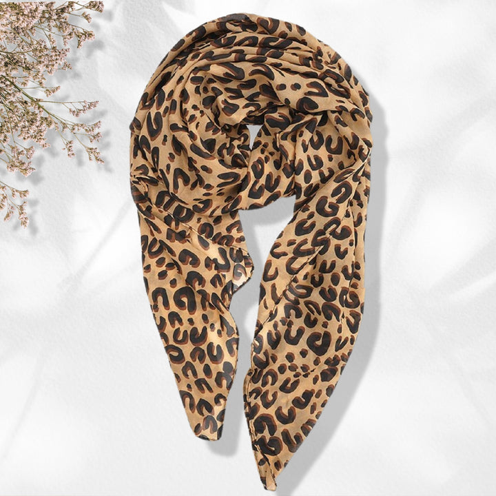 Leopard Print Scarf Silky Summer Scarf Women Scarves Infinity Scarves Personalized Gifts For Women Shawl Wrap Large Scarf Mothers Day Gift