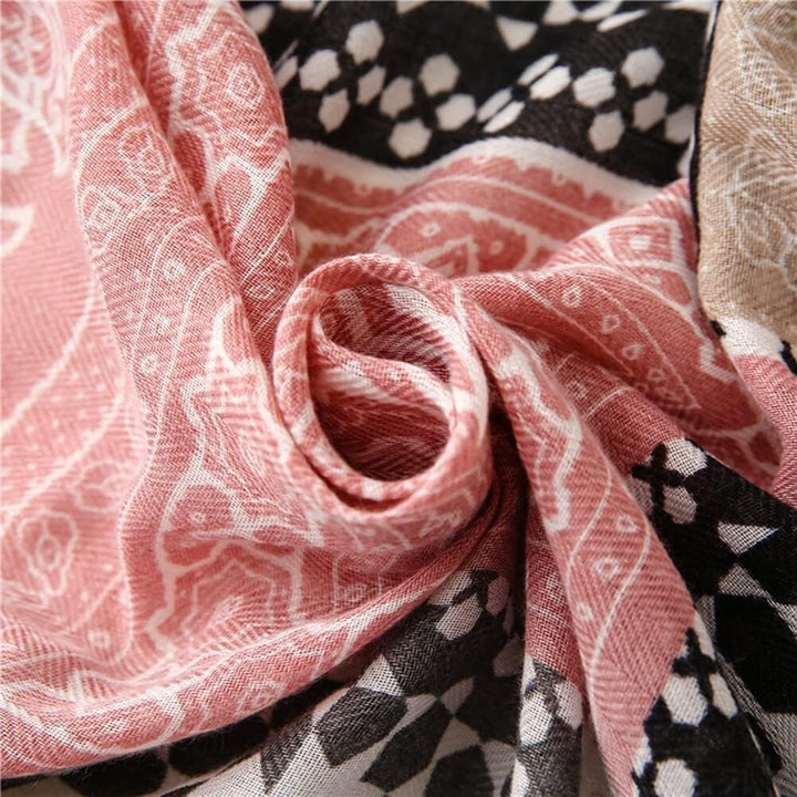 Floral Scarf Summer Personalized Gift Scarves Wrap Shawl Soft Women Scarf Lightweight Soft Long Scarf Loop Mothers Day Gift for Her