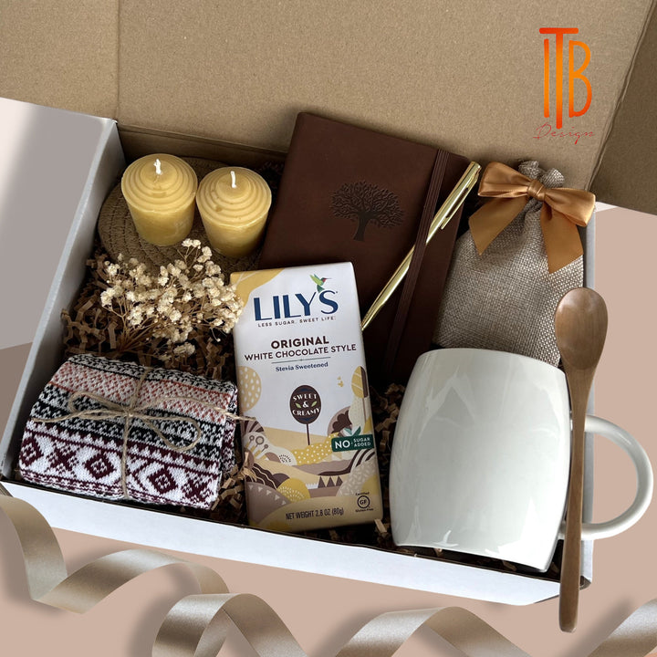 Fall gift box, Holiday gifts, Care package for him, Hygge Self Care Gift Box, Christmas gift box,  Gift box for Dad, Happy Birthday for Him